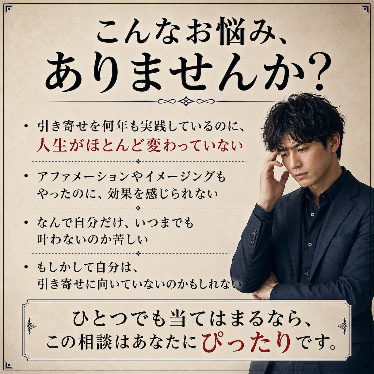 引き寄せの罠アンカーの解除相談します あなたの願いを妨害する「無意識のアンカー」の正体を相談で イメージ3