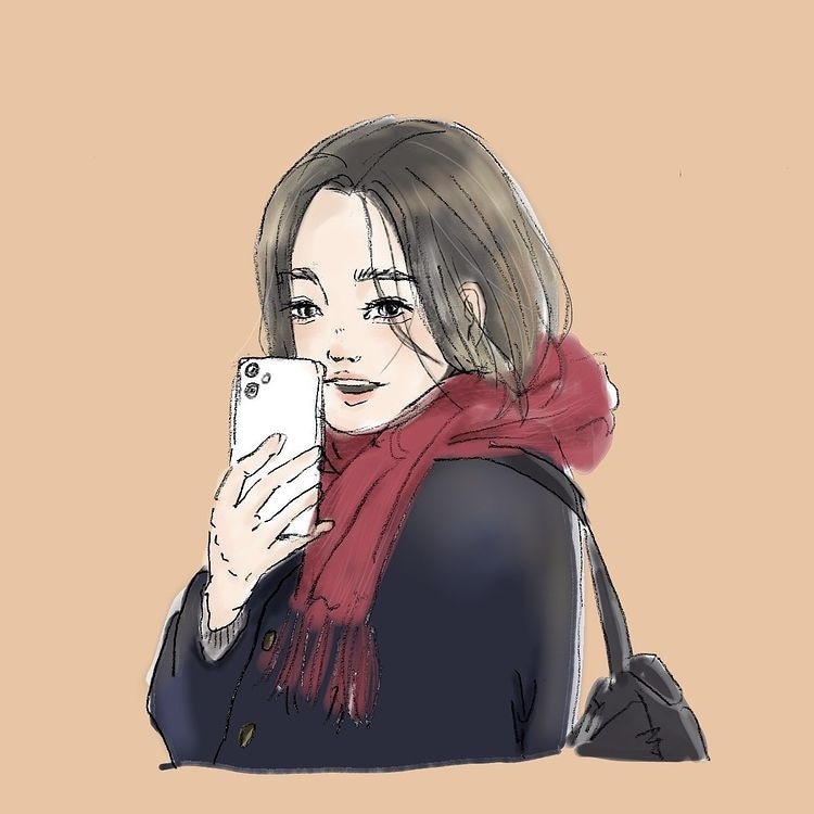 アイコン、カップルイラスト承ります シンプルで可愛いから大人っぽいイラストまで幅広く イメージ2