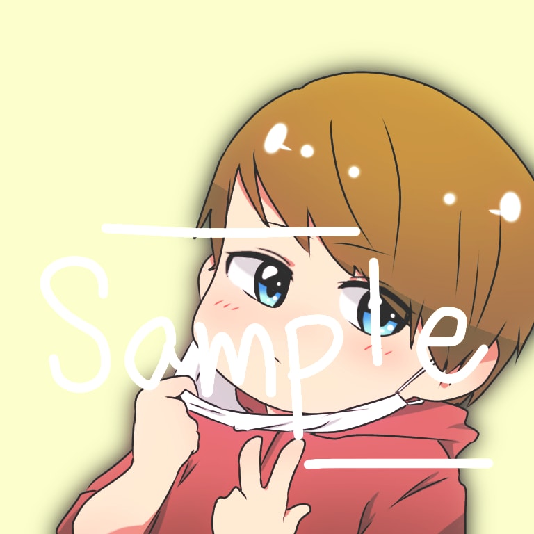 TwitterやLINEのアイコン、描きます あなたの擬人化や、オリキャラを可愛く描きます！ イメージ2