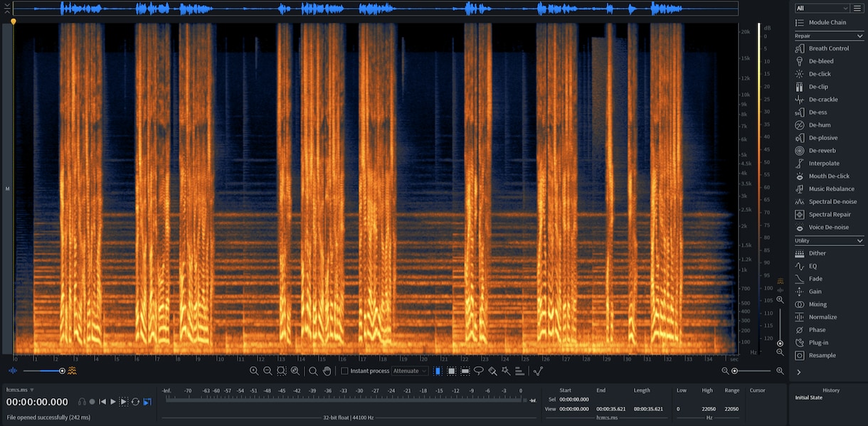 ナレーションや動画用音声等の編集、ノイズ除去します iZotope RX使用でのノイズ処理、その他音声編集！ イメージ1