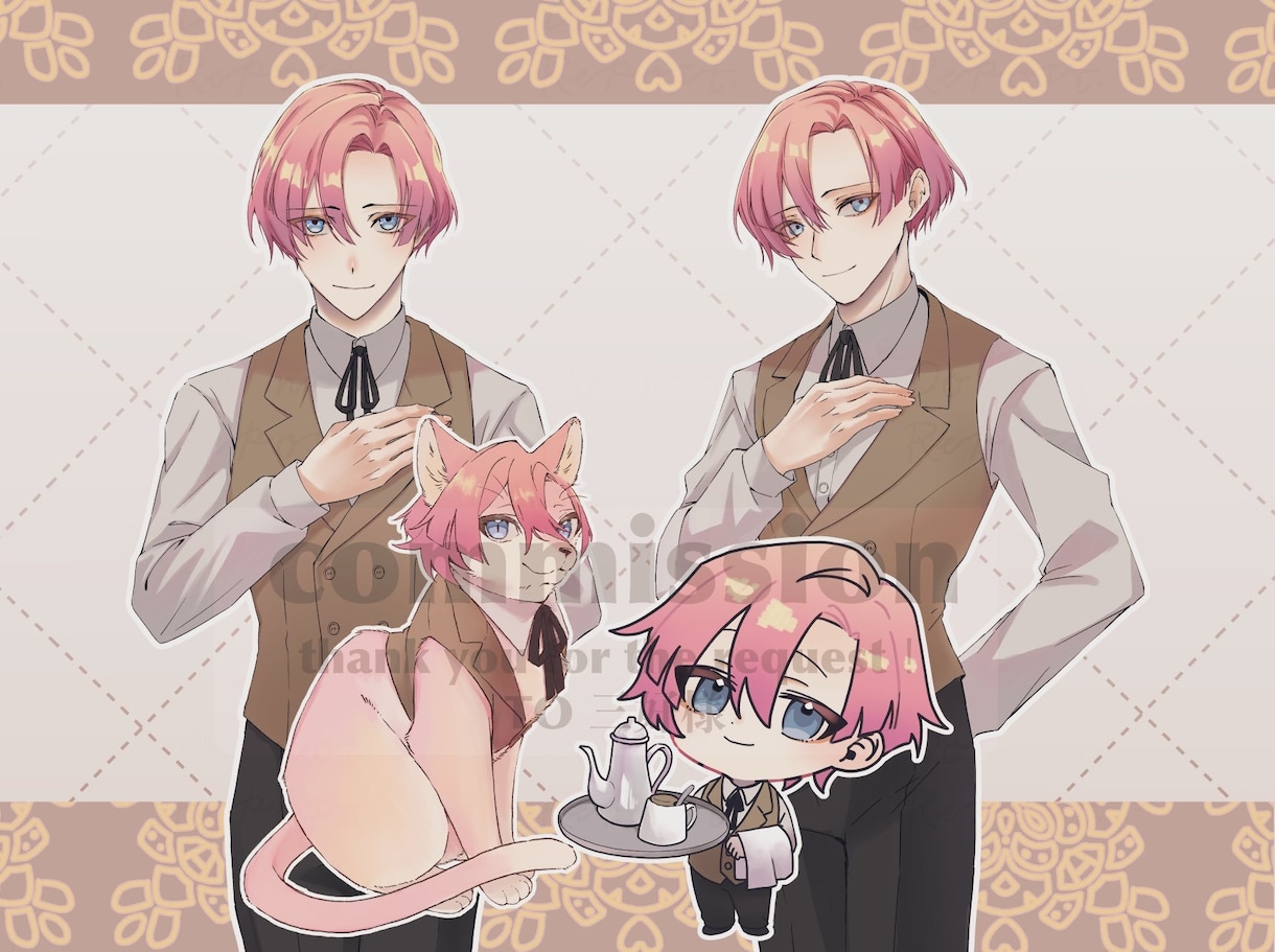 TRPG立ち絵・表情差分イラスト制作します あなた専用のご希望に沿った立ち絵イラスト制作します。 イメージ2