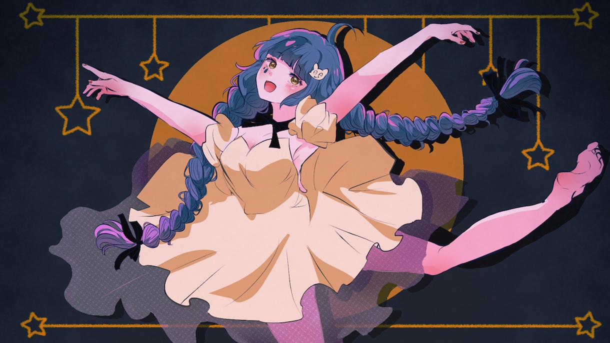 ヘッダー、動画用サムネイルイラストの作成を致します ブログヘッダー、youtube動画作成用の1枚絵など イメージ1