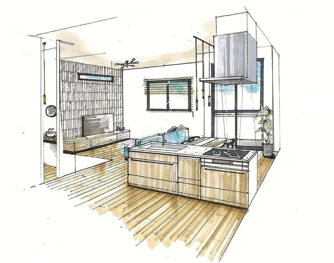 ご新規様限定！期間限定価格☆ 手描きパース作成ます ご要望を的確に汲み取り、広告や空間作りをサポート イメージ1