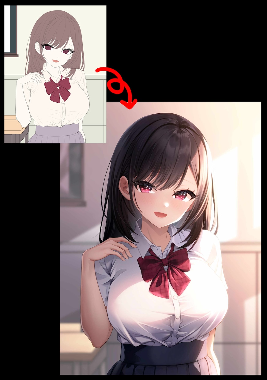 アートディレクターがかわいい女の子イラスト描きます NGジャンル無し/予算に合わせた制作可能 イメージ3