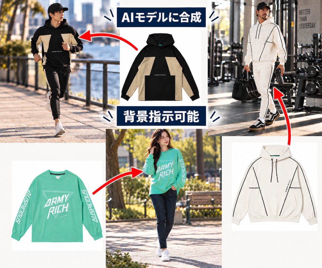 アパレルEC向けの商品をプロ品質で撮影します 商品シワ加工無料・モデル不要のAI着画モデル作成（低コスト イメージ3