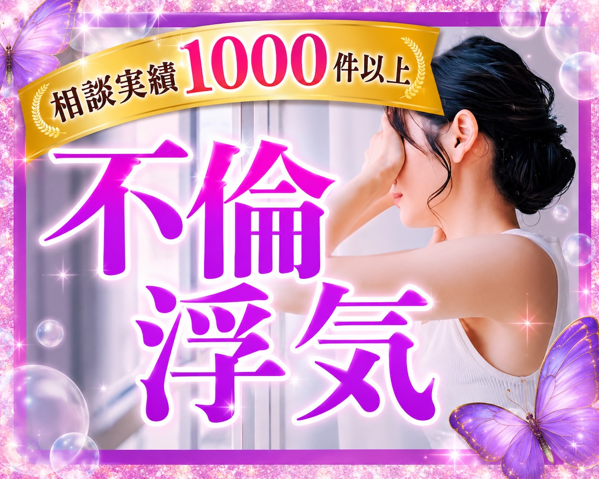 不倫❤️浮気❤️経験者の私がお悩みをお聞きします 不倫/W不倫/浮気/セフレ/証拠/離婚/夫婦/関係修復/レス イメージ1