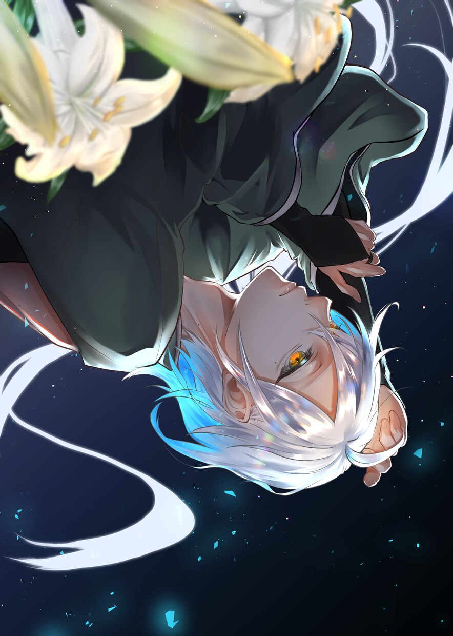 オリジナルアイコン・ヘッダー・イラスト作成承ります 水彩と厚塗りを織り交ぜたイラストです。 イメージ1