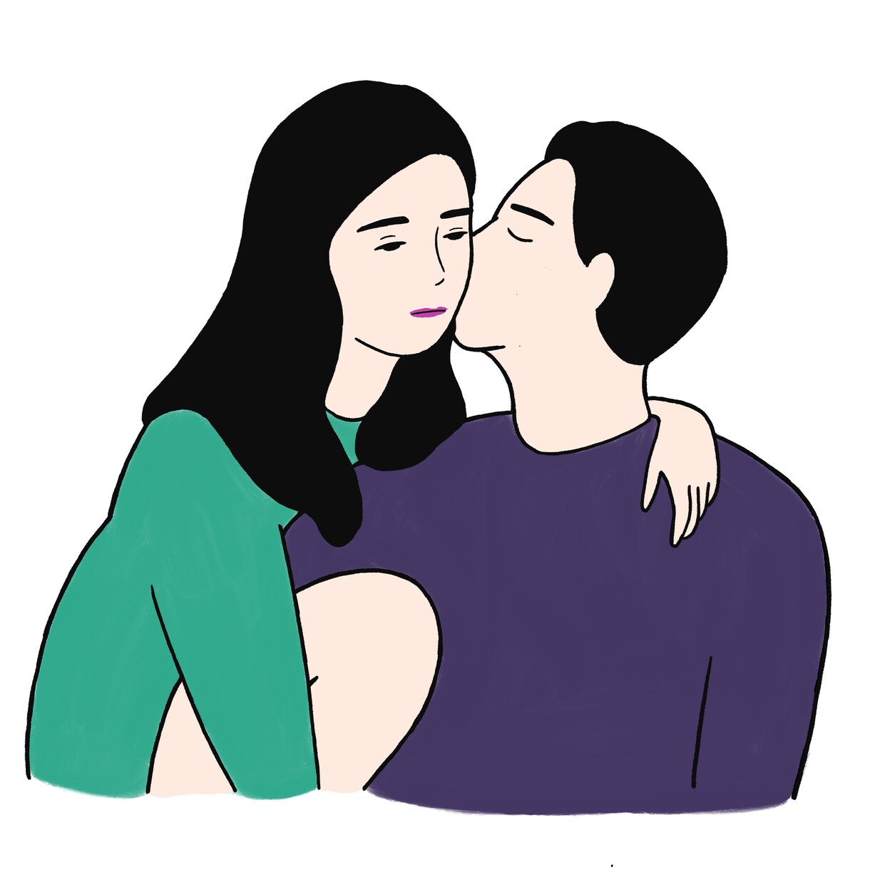人物メインのイラストを描きます アイコン、似顔絵、商用などにお使いください！ イメージ1
