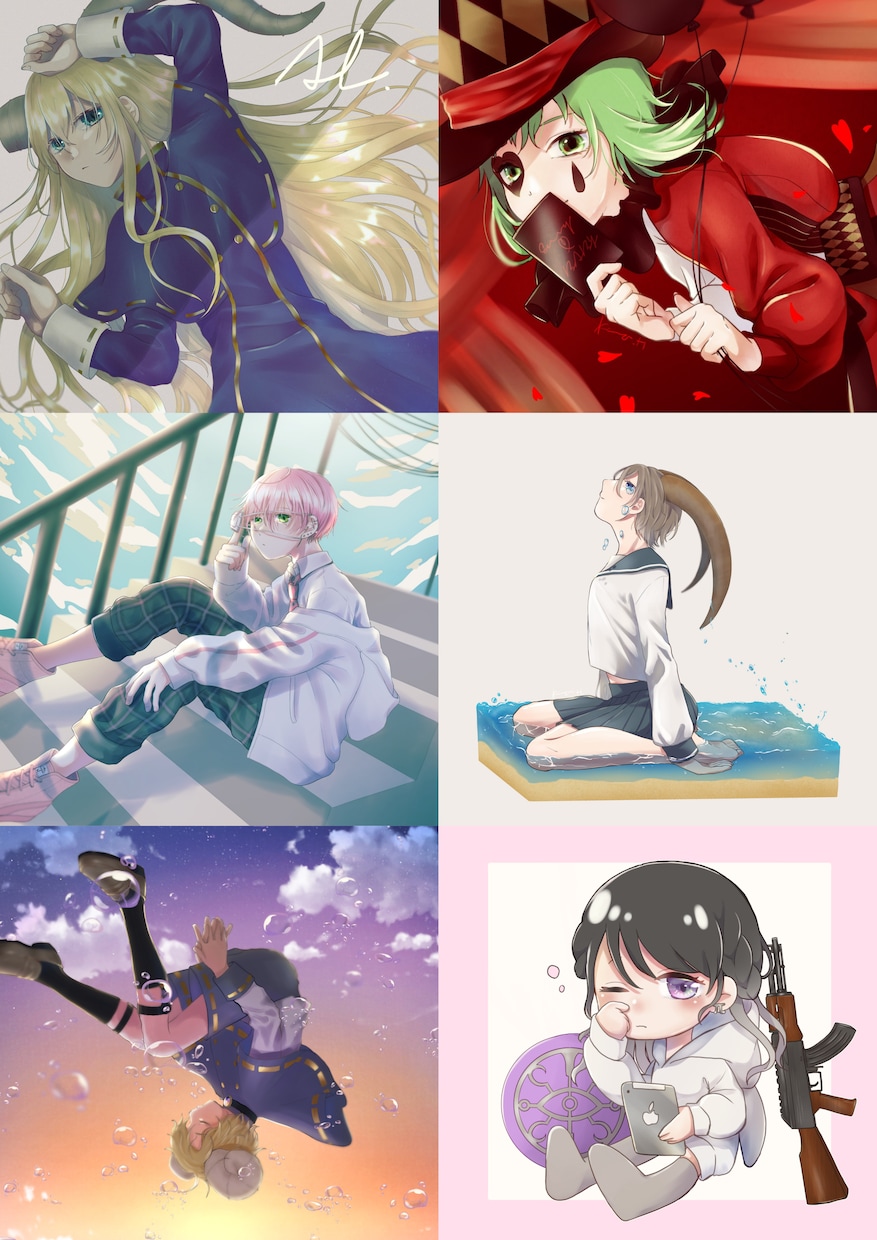 最短5日以内！アイコン、ヘッダーや一枚絵描きます かわいいイラスト欲しい方、是非一度ご覧ください！ イメージ7