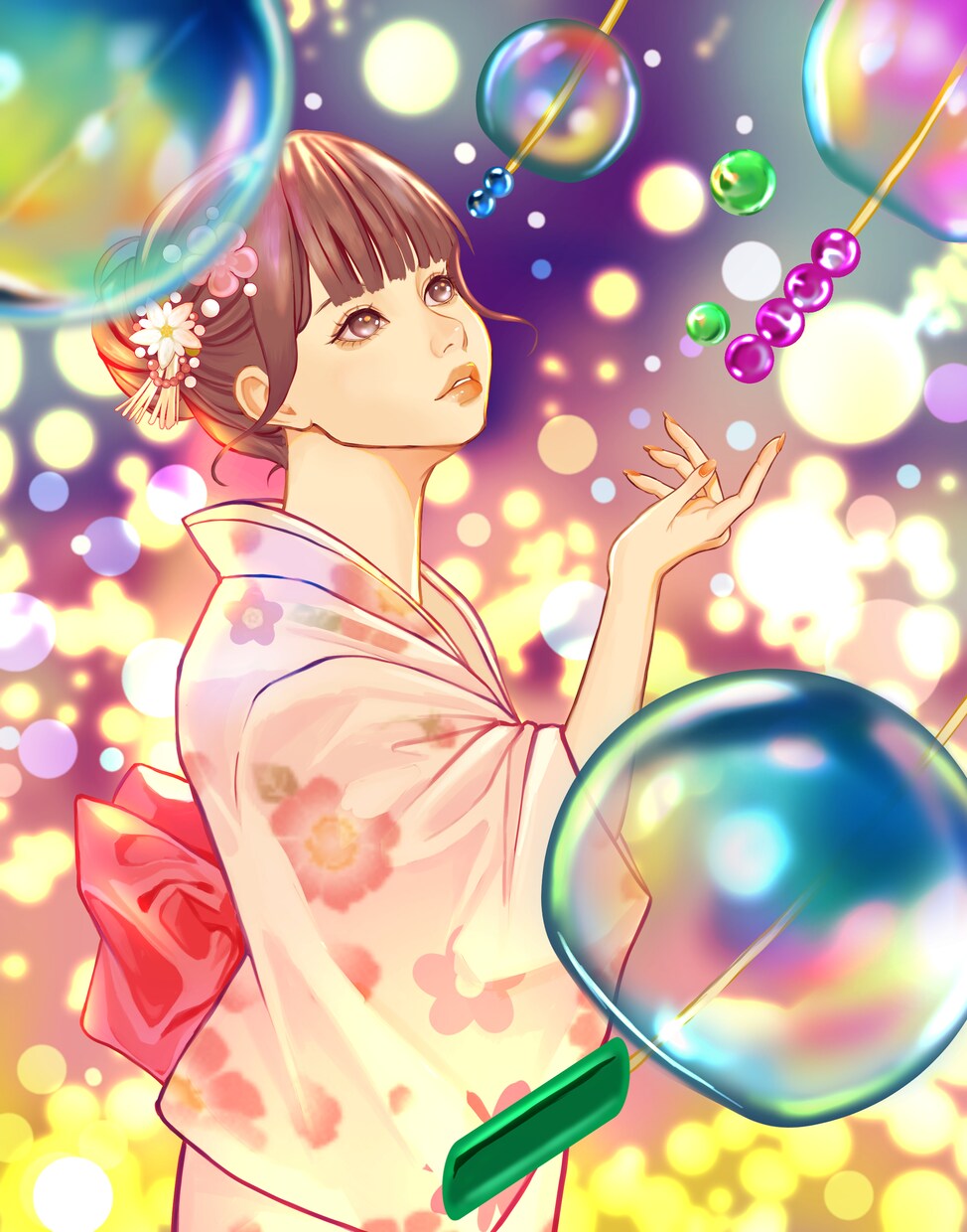 商用利用OK！！美人で素敵なイラストお描き致します 色っぽくて可愛い素敵なイラストをお描き致します イメージ4