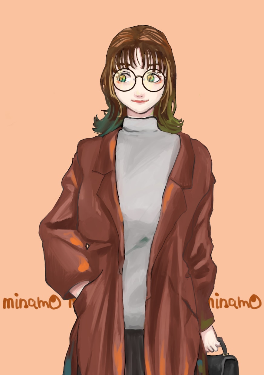 ファッショナブルなイラストを提供します 厚塗り調の好きな服のデザインに寄せたイラストを提供します イメージ7