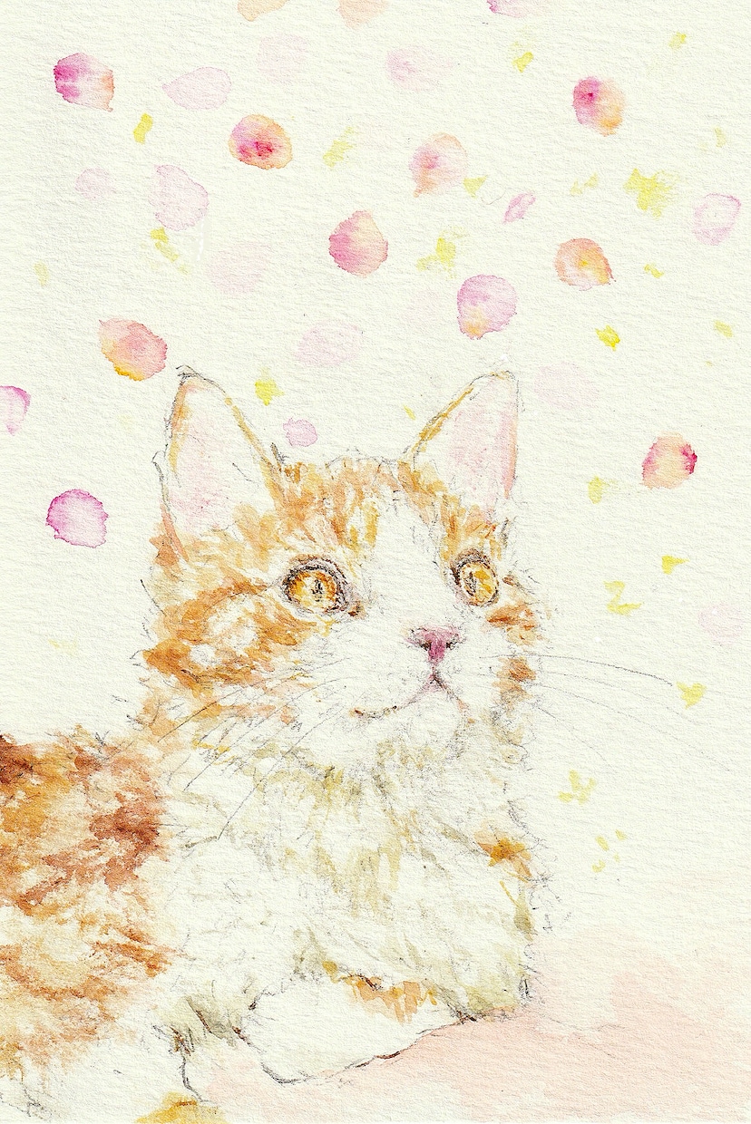 大切なペットを、丁寧に水彩で描き実物をお届けします 実際の原画をフレームに入れてお届けします イメージ2