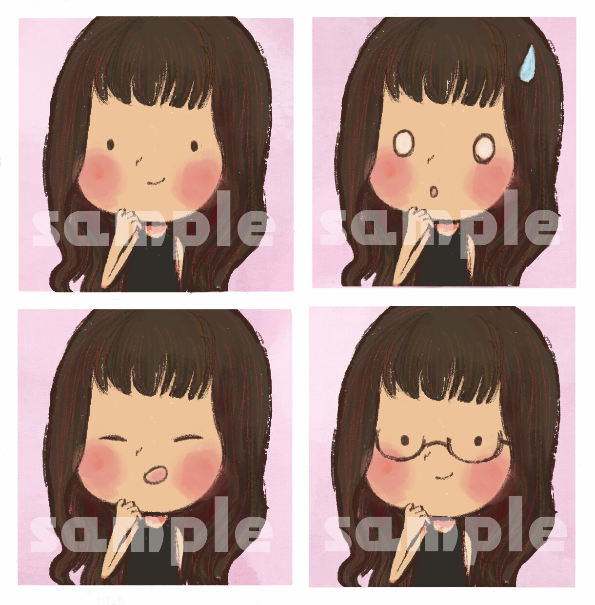 お試し料金〇絵本みたいなほっこりイラスト描きます 個性的で人とは違う優しい雰囲気のアイコンお作りします！ イメージ5