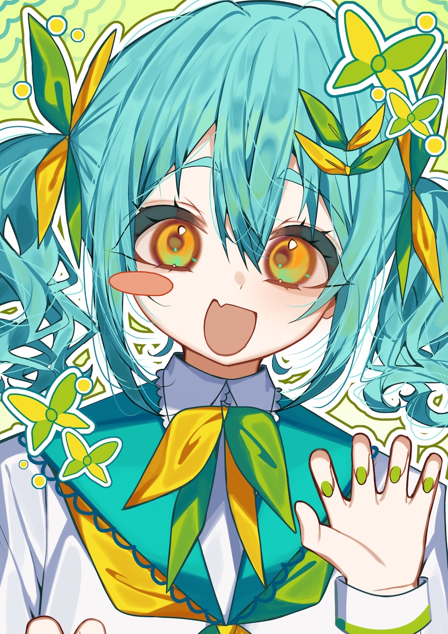 バストアップの女の子イラスト描きます VTuberさんやSNSアイコンなどに イメージ1