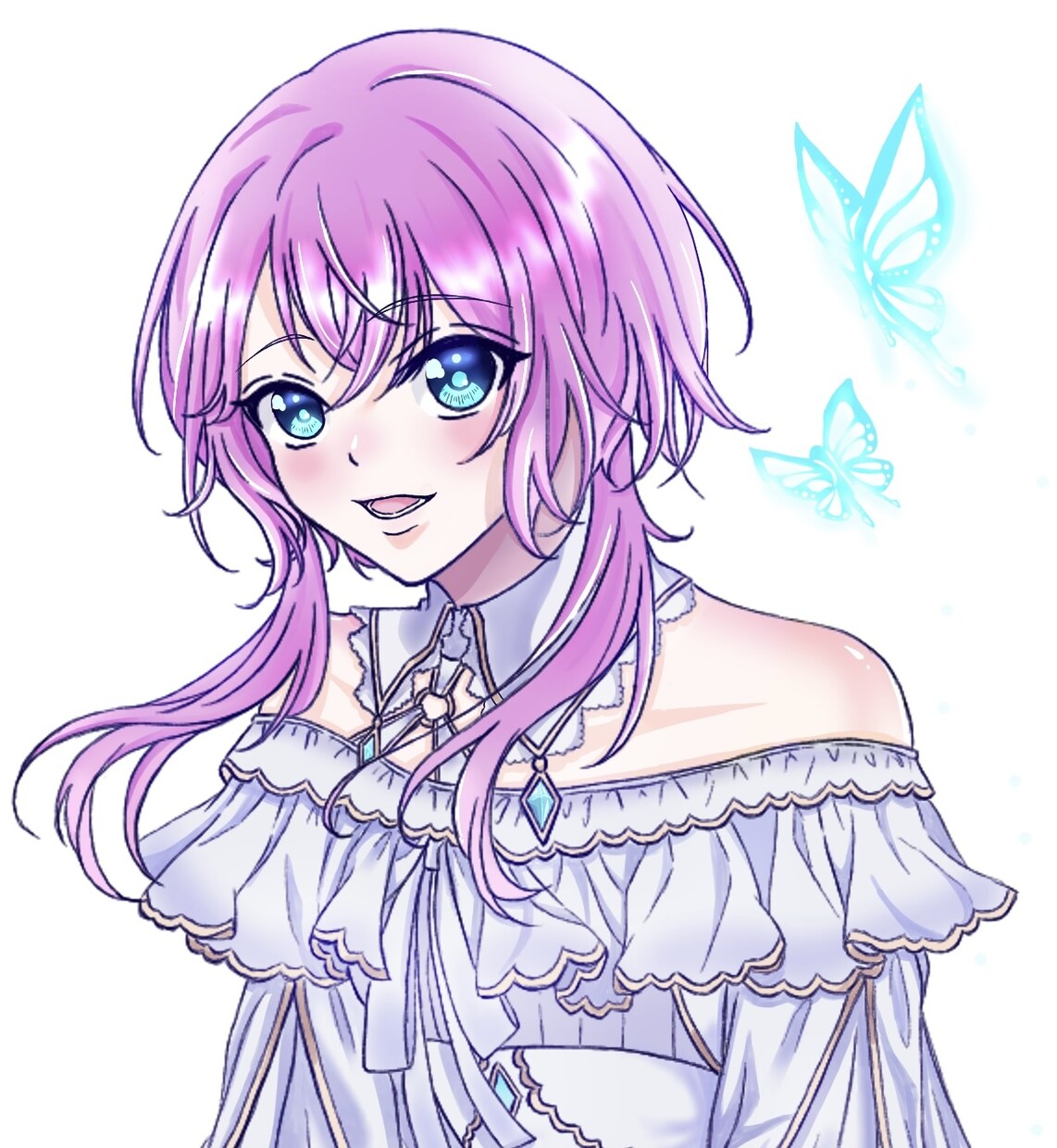 綺麗で可愛いイラストお描きします SNS等アイコン、ヘッダー、歌ってみた、サムネなど承ります！ イメージ5