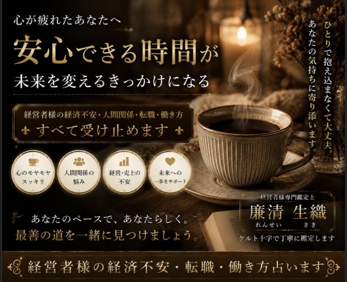 経営者様の経済不安・転職・働き方占います ✤転職に迷い悩んでいる方。仕事のお悩み全て受け止めます✤ イメージ9