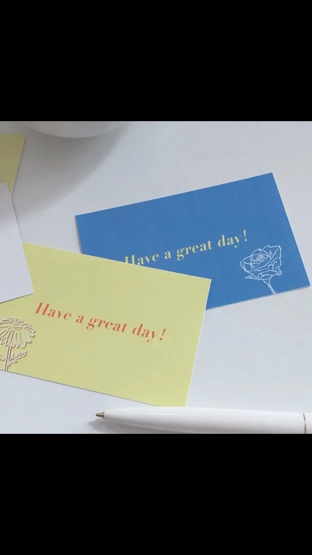 シンプルなメッセージカード承ります ちょっとしたお礼をしたい時、プレゼントに一言添えたい時に！ イメージ3