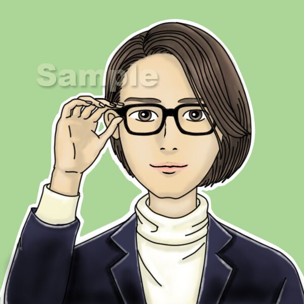いい感じでカッコいい似顔絵を描きます SNSのアイコン、プロフィール画像、名刺、プレゼントなどに♪ イメージ2