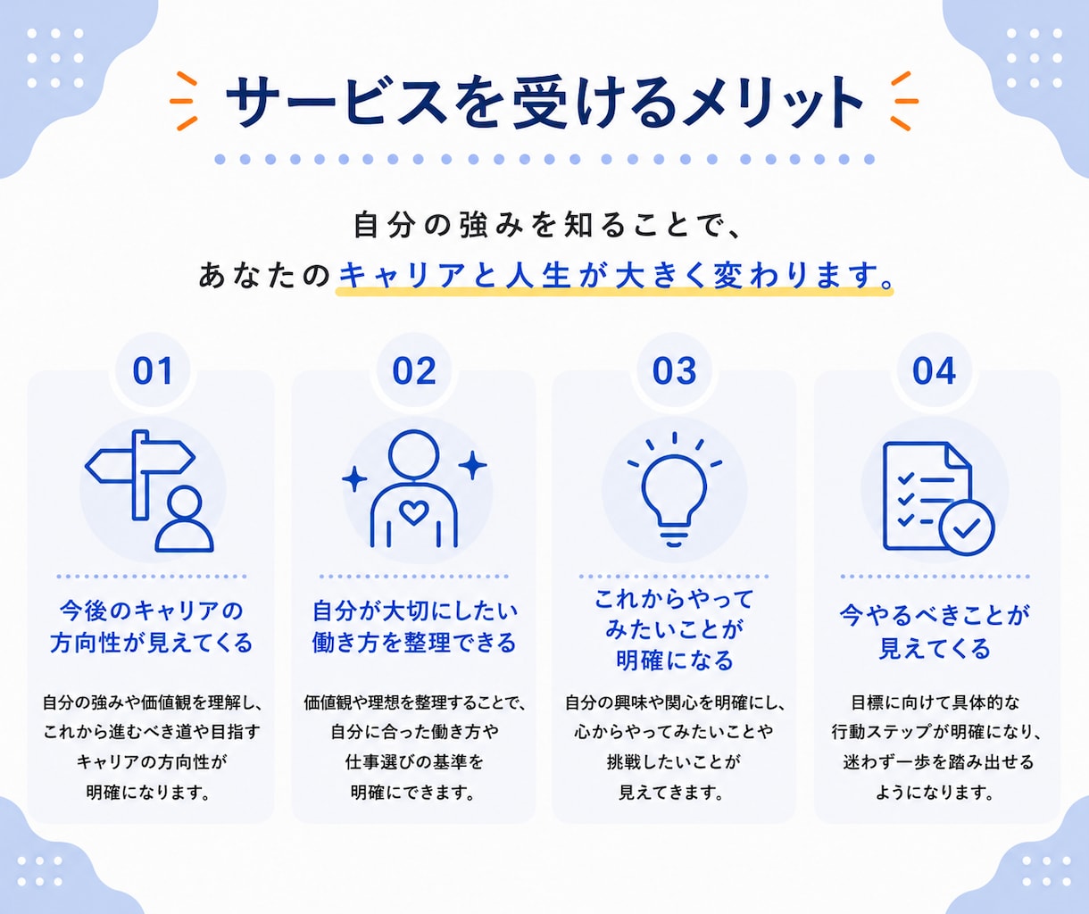 内向型さんのキャリアプランを一緒に考えます 将来が不安な方へ｜プロが今後の働き方を整理します イメージ7