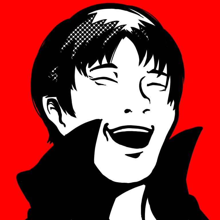 ペルソナ5風の似顔絵描きます ペルソナ5に出てくるアイコン風の似顔絵を描きます イメージ1