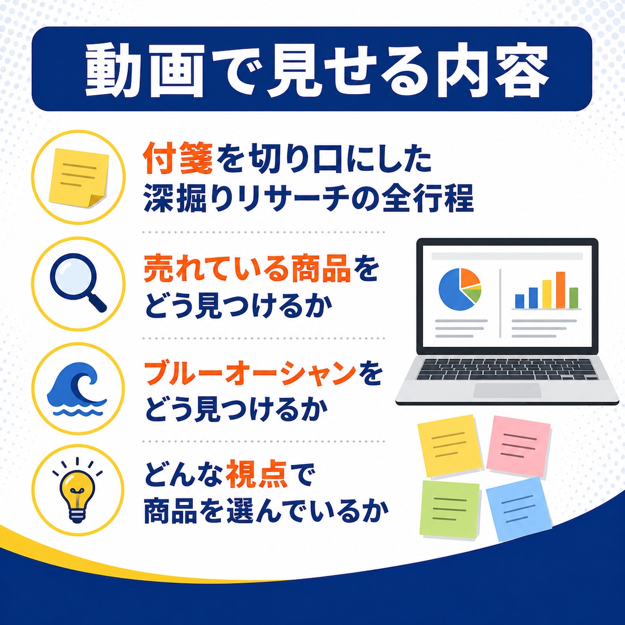 付箋を例にEtsyのリサーチを実演解説します 57分ノーカット。ライバル不在の穴場の探し方 イメージ2