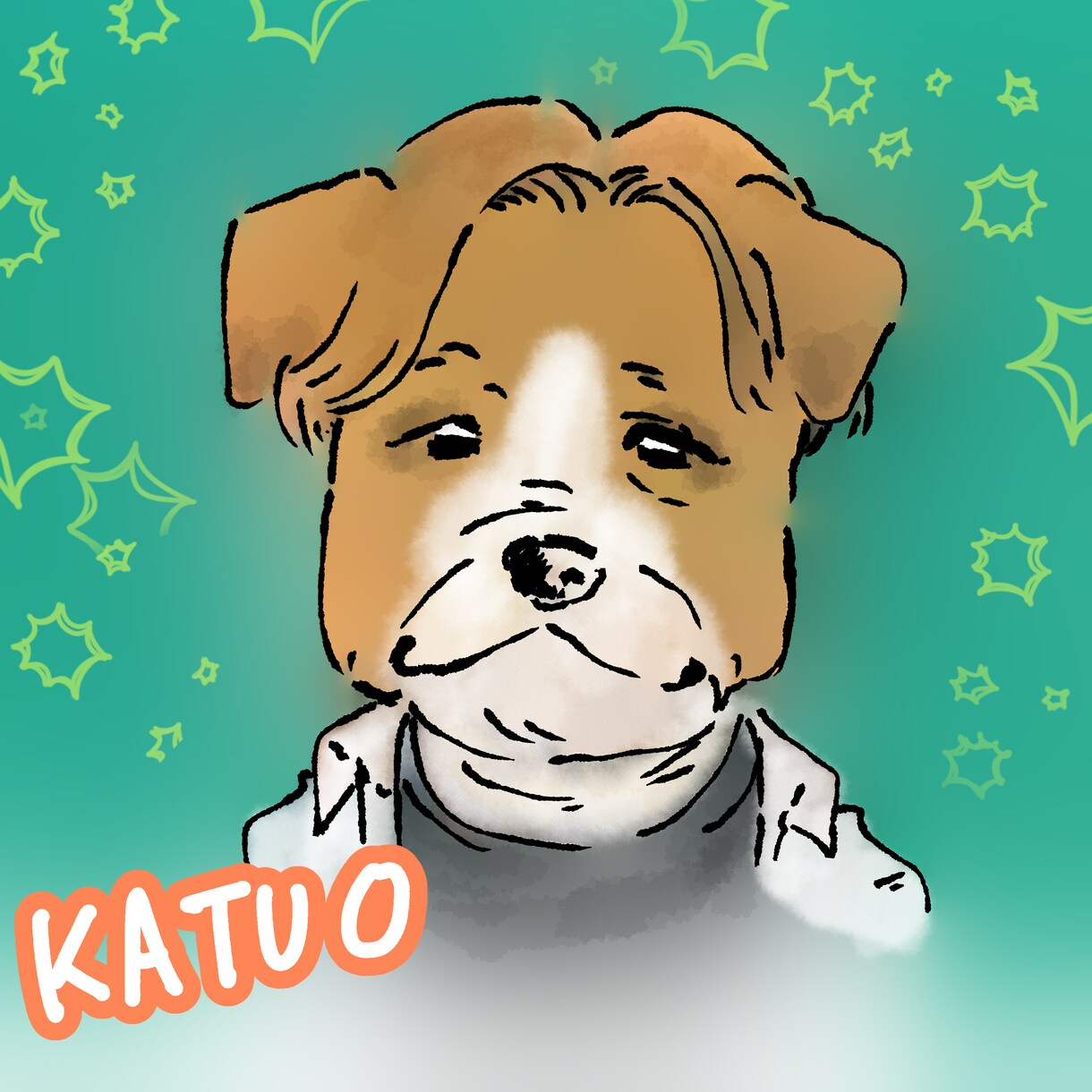 動物と掛け合わせた柔らかい雰囲気の似顔絵を描きます お好きな動物やお客様に合う動物で似顔絵を描きます！ イメージ4