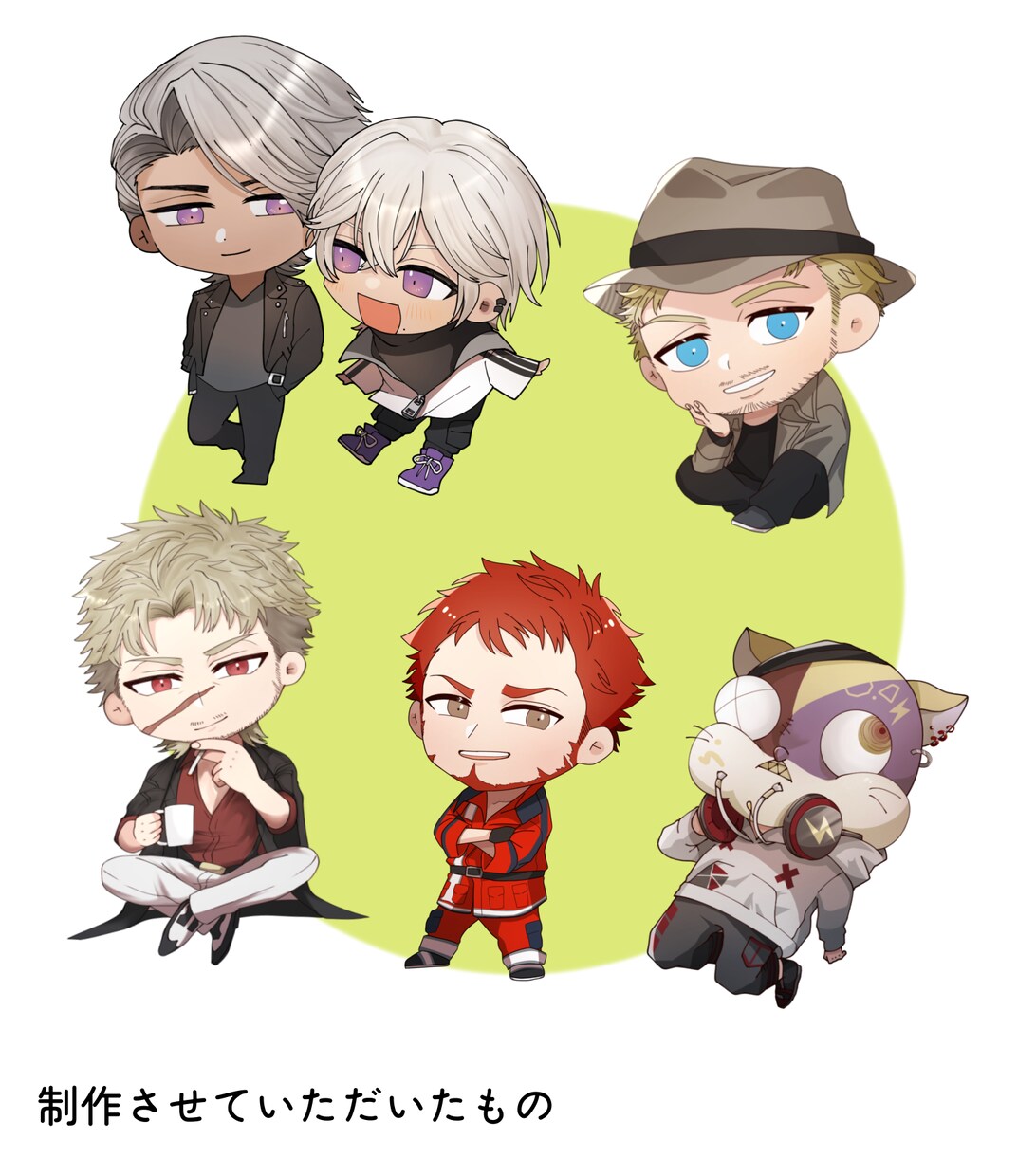 デフォルメキャラクター描きます アイコン、TRPG、グッズ、配信等に使用できるイラストです！ イメージ3
