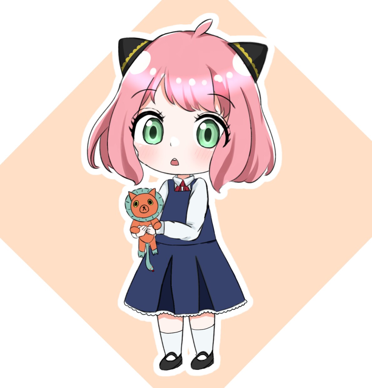 表情差分⭕️ゆるふわなデフォルメイラスト描きます キャラクターがいない方でもやり取りをして制作可能です！ イメージ7
