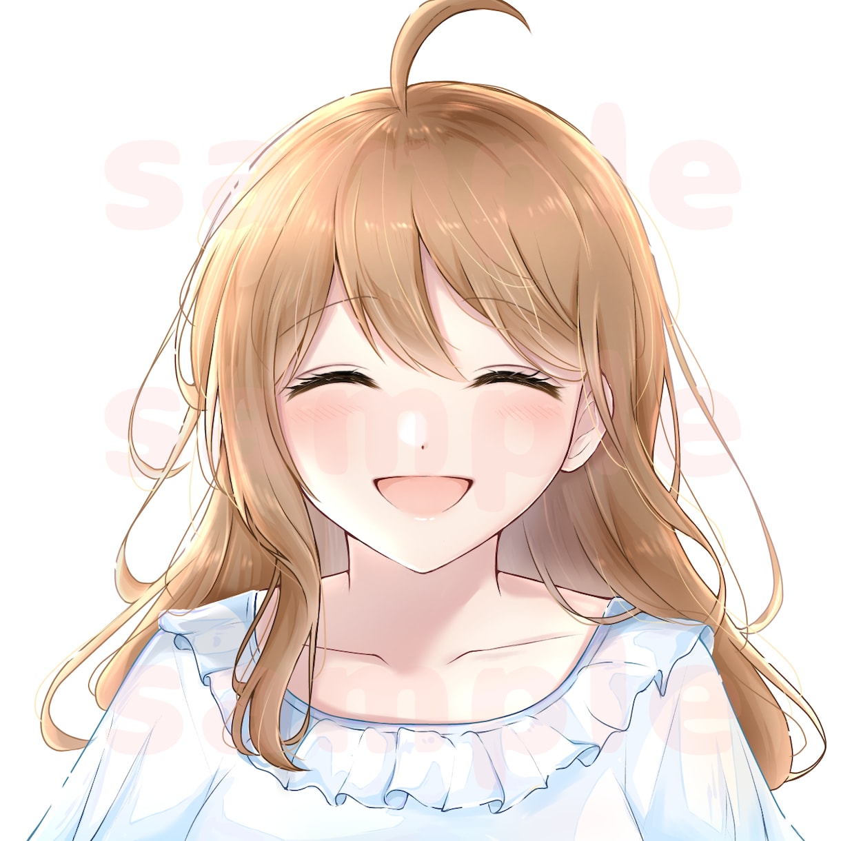 SNSアイコン､イラスト制作承ります 透明感のある、可愛いイラストをお描きします イメージ1