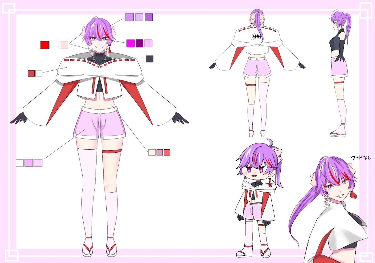 オリジナルキャラクターシート描きます 貴方様のオリジナルキャラクターを1から相談し、創り描きます！ イメージ1