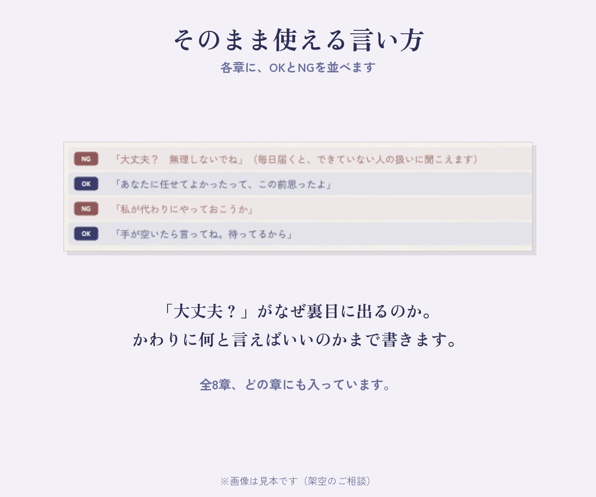 彼のトリセツと地雷マップを一冊にまとめます 性格・喜ぶ言葉・冷める言葉・接し方を全8章で イメージ4