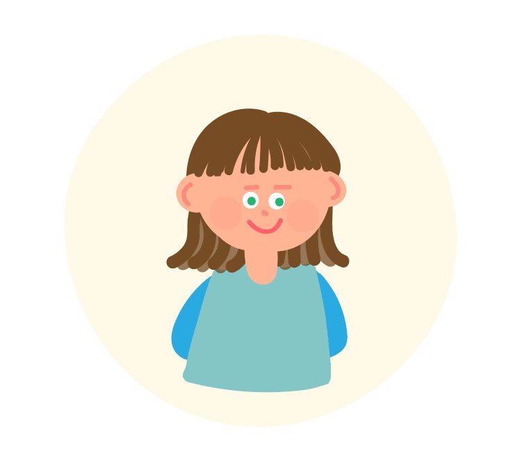 あなただけの可愛いアイコン描きます まあるいフチ付き！SNSやLINEなどに❤️ イメージ5