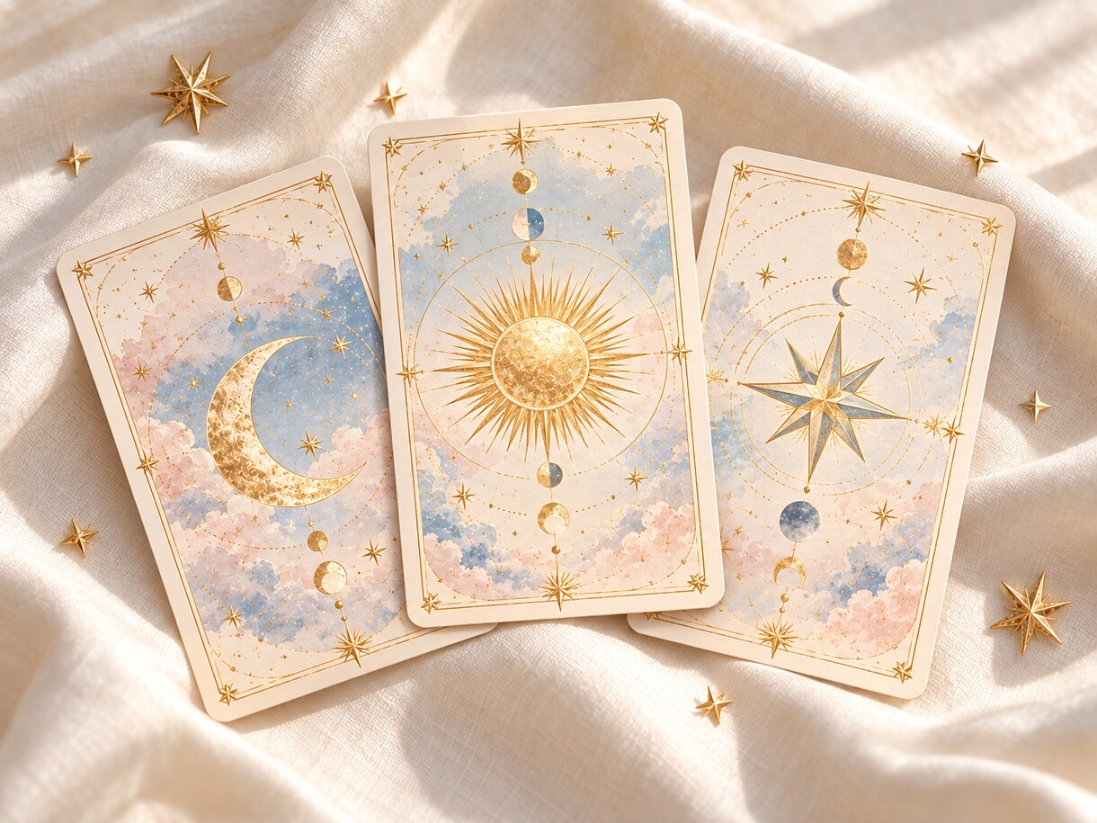 片思い・恋人・復縁｜動くか待つか次の一手を占います タロット×生まれ持った星で、二人の構図を読みます イメージ3