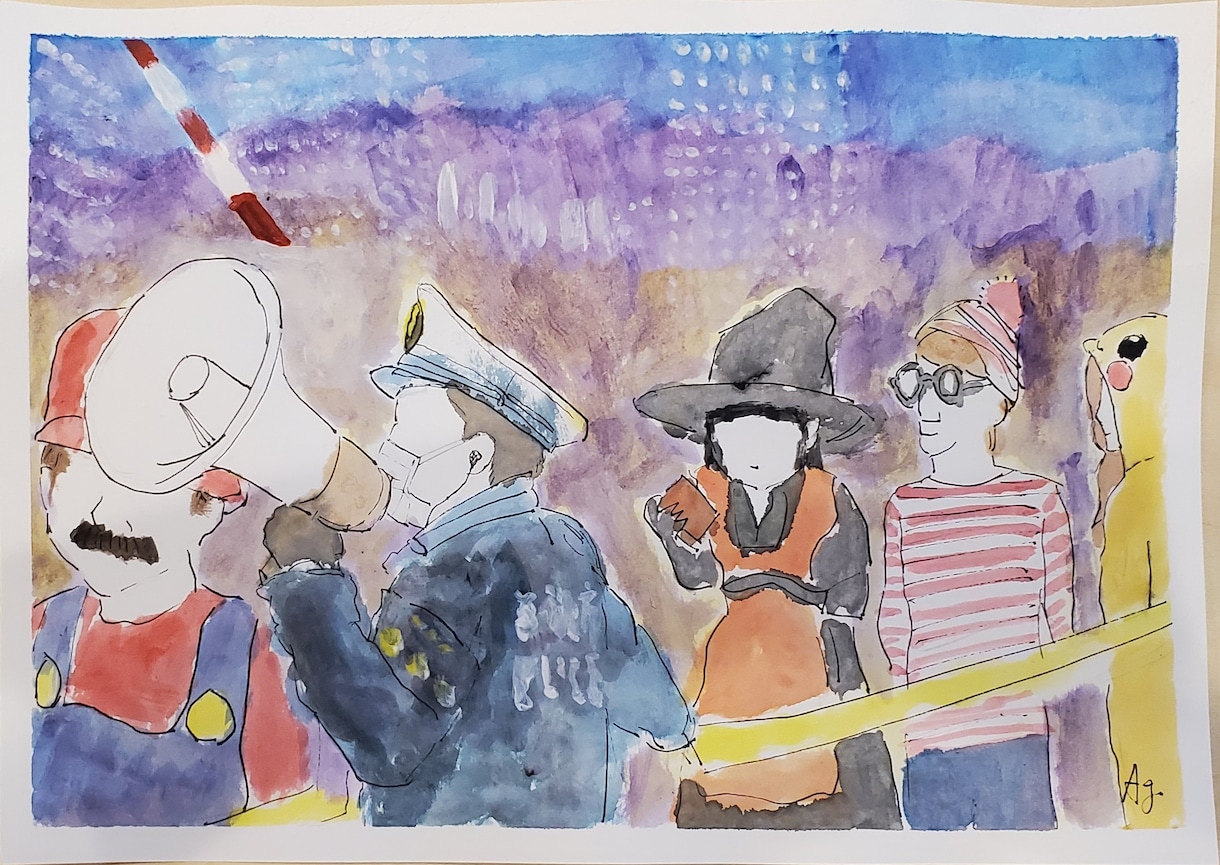 あの頃のあなたを水彩画にします 昔していた遊びや癖を描いて水彩画にします イメージ3