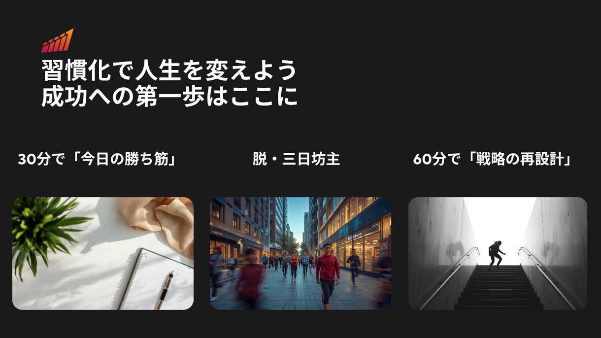 習慣化するための伴走サポートをします 脱・三日坊主！キャリア・ライフスタイルのRIZAP！ イメージ7