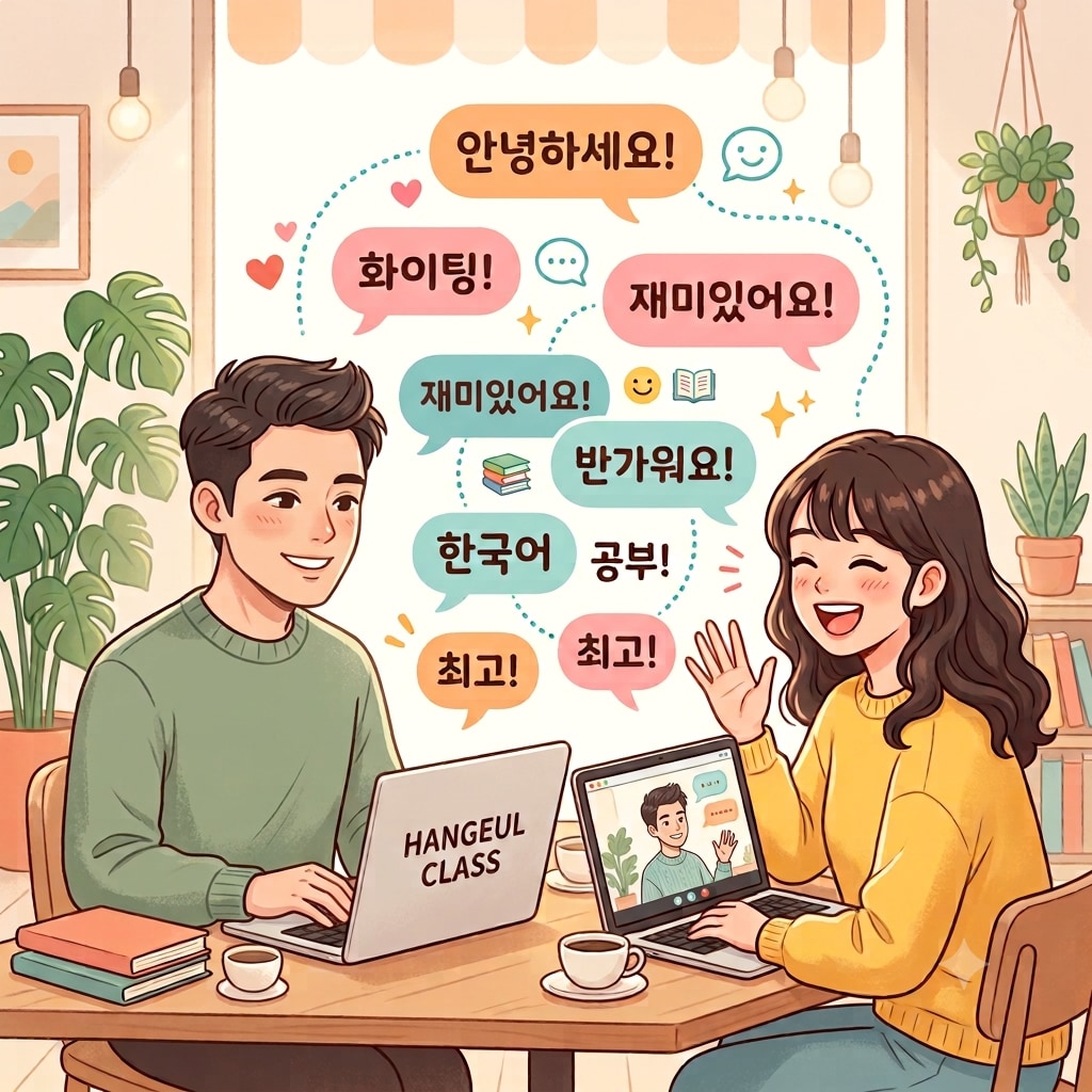 韓国語会話レッスンします 一番近い韓国人の友達になって全力でサポートします！ イメージ1