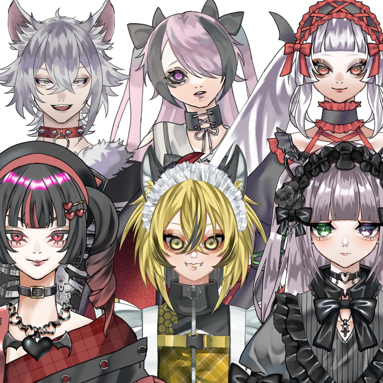 最短3日！立ち絵・キービジュアル製作いたします あなたのキャラクターを、魅力最大限に描き起こします イメージ2
