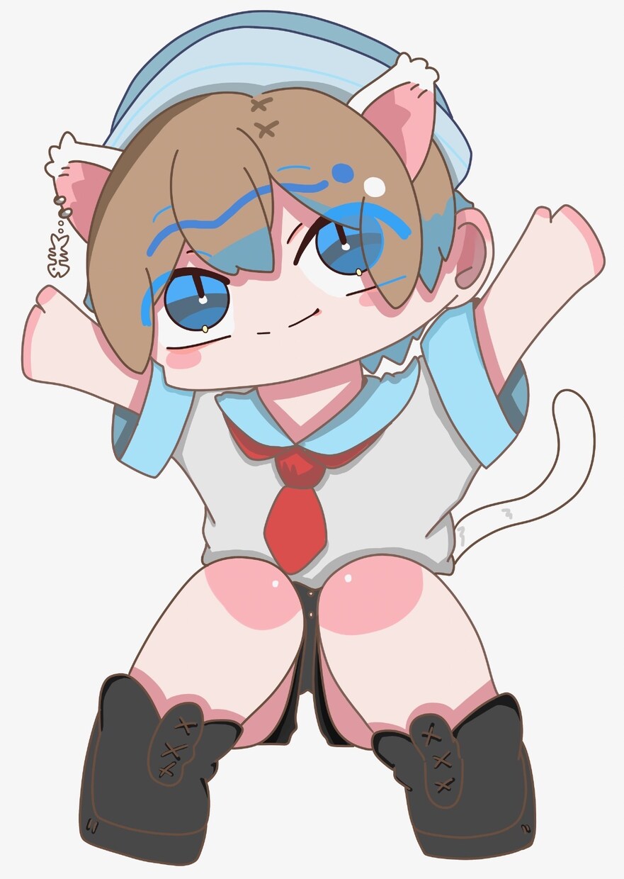猫目の可愛いイラストの提供します 個性溢れる可愛いイラストを描きます！ イメージ1