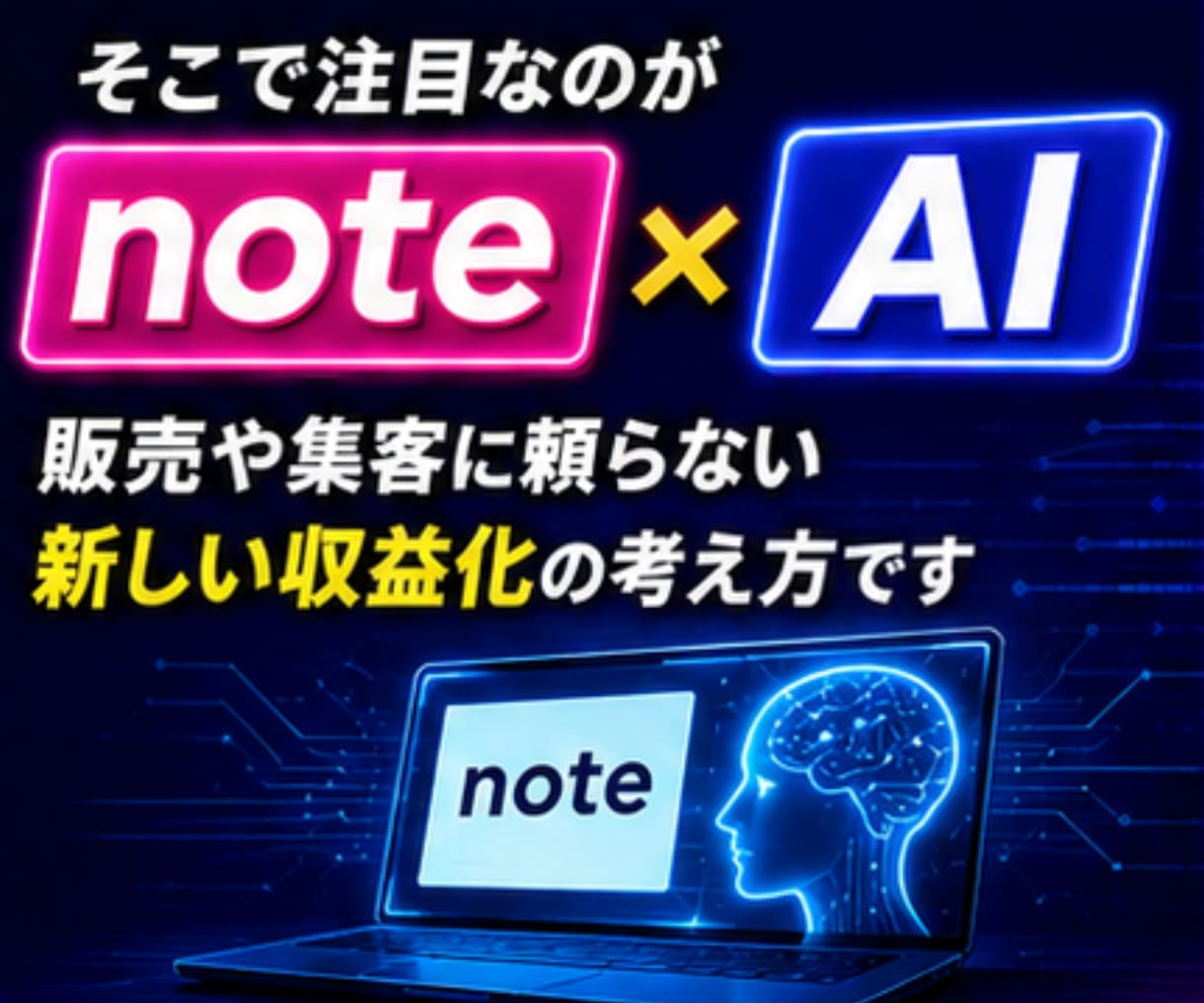 販売しなくても資産が増える知るべき新常識を教えます 【副業初心者・スマホのみOK】集客不要のnote×AI改革 イメージ7