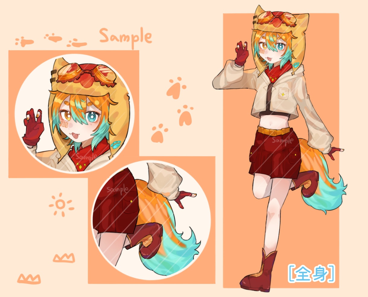 ゆるかわいい等身【アイコン〜全身】描きます スピード納品、商用利用無料‼︎ 難しい要望も実現させます！ イメージ2