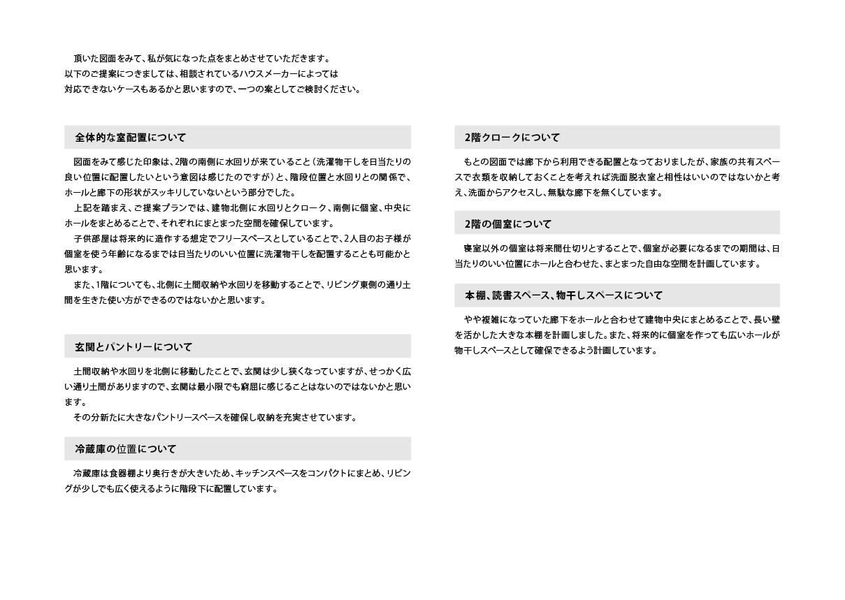 ご要望に合わせて1から理想の間取りをご提案致します 【うちの間取り、これでいいの？】家づくりのセカンドオピニオン イメージ3