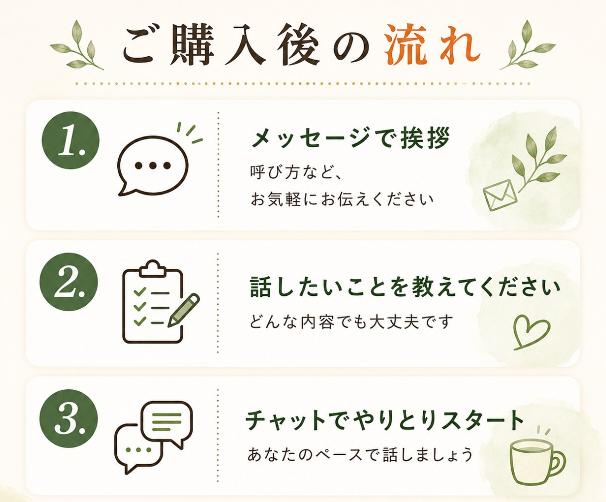 介護士の悩みをお聞きし、問題点を具体的に整理します 【介護福祉士15年】現役介護士の愚痴・悩みを全て受け止めます イメージ4