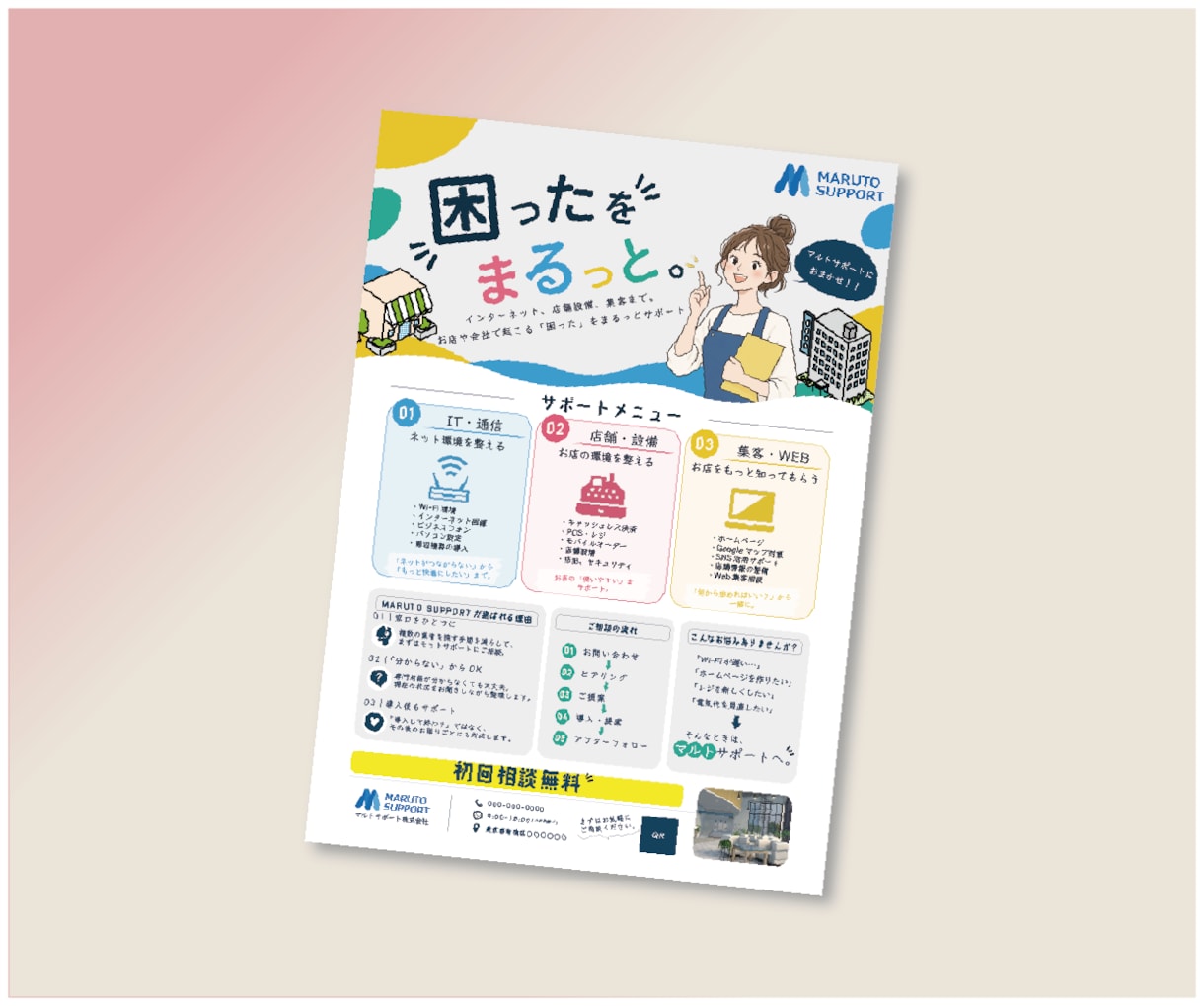 目を惹くチラシを制作します 想いと魅力を届ける丁寧なデザイン［ご相談・見積もり無料］ イメージ4