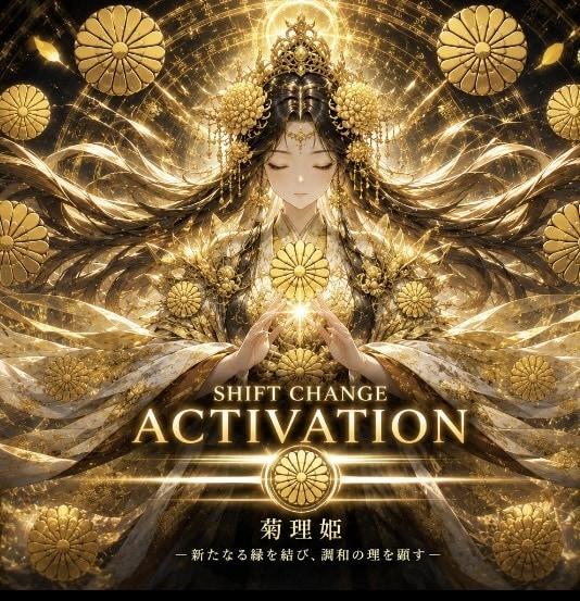 菊理姫のシフトチェンジアクティベーション伝授します アメノミナカヌシ様コズミックアクティベーション！宇宙龍付き♡ イメージ1