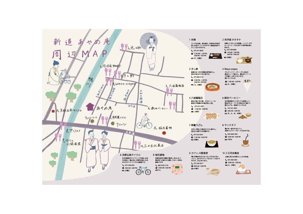 手書きイラストのマップ作ります 観光マップや、案内図優しいタッチで描きます イメージ10
