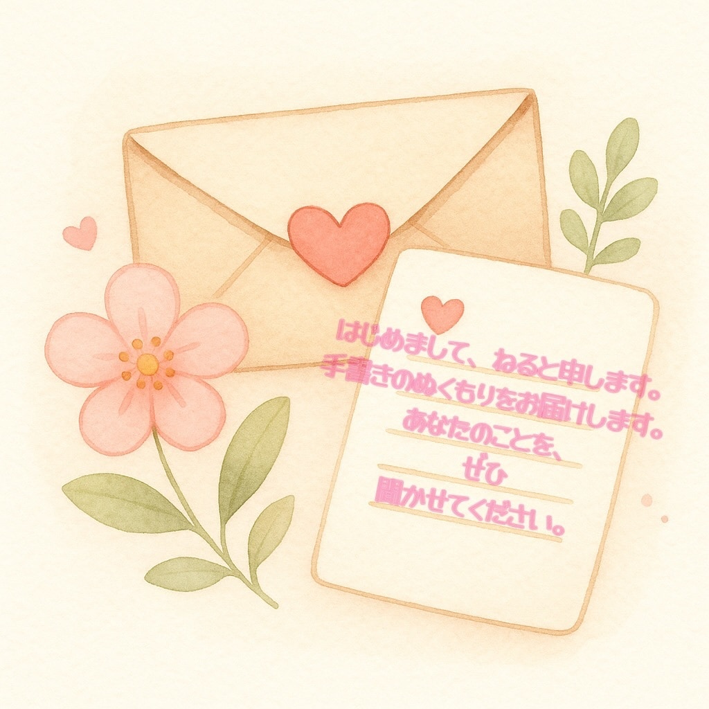 元気づける 褒める 日常会話など手紙✉️を書きます “手書きのぬくもり” 一通ずつ心を込めて贈ります イメージ1