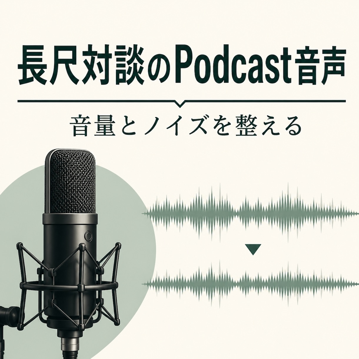 長尺の対談・インタビュー音声を整えて納品します 音量・ノイズ・沈黙を整えて最後まで聴きやすく整えます イメージ1