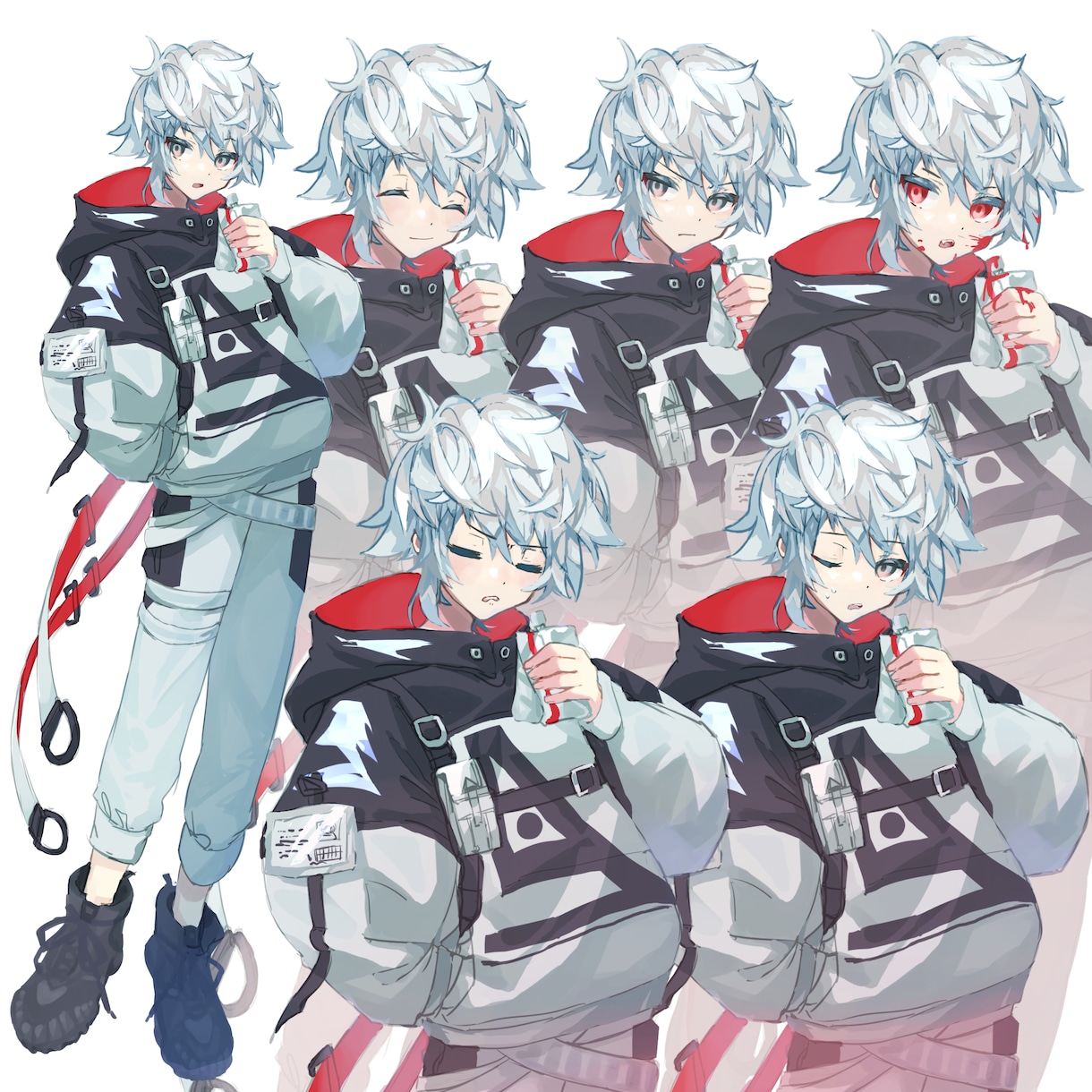 Vtuber・TRPG・動画・ゲーム用　描きます 表情差分2枚無料付き（腰上～全身制作の場合） イメージ3