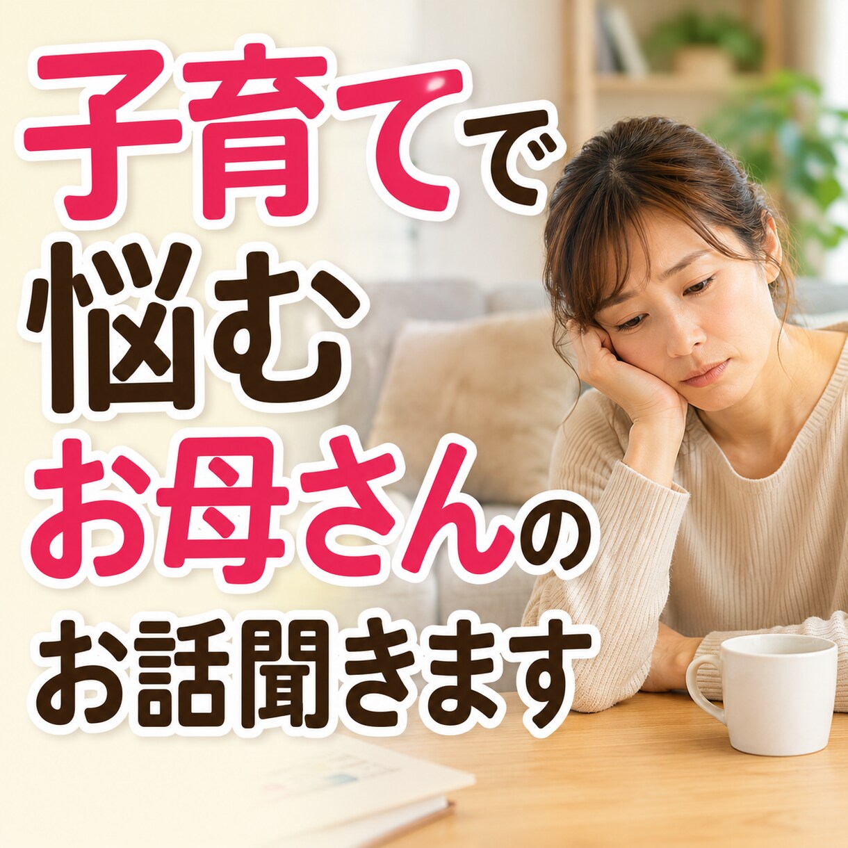 お子さんのことで悩むお母さんのお話聞きします 元教員だからこそ分かることがあります イメージ1