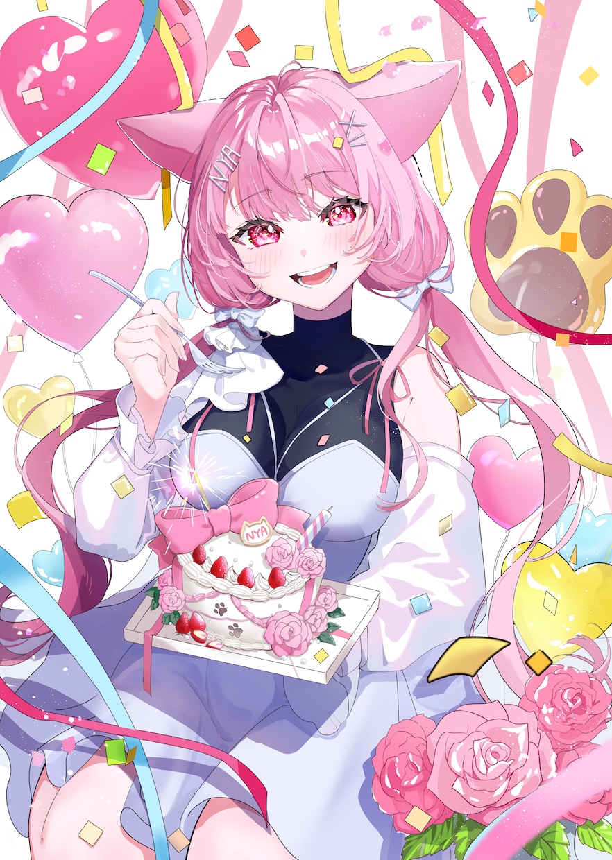 かわいくて色鮮やかなイラスト作成します 美少女キャラ、背景込みの一枚絵、サムネイル、など イメージ5